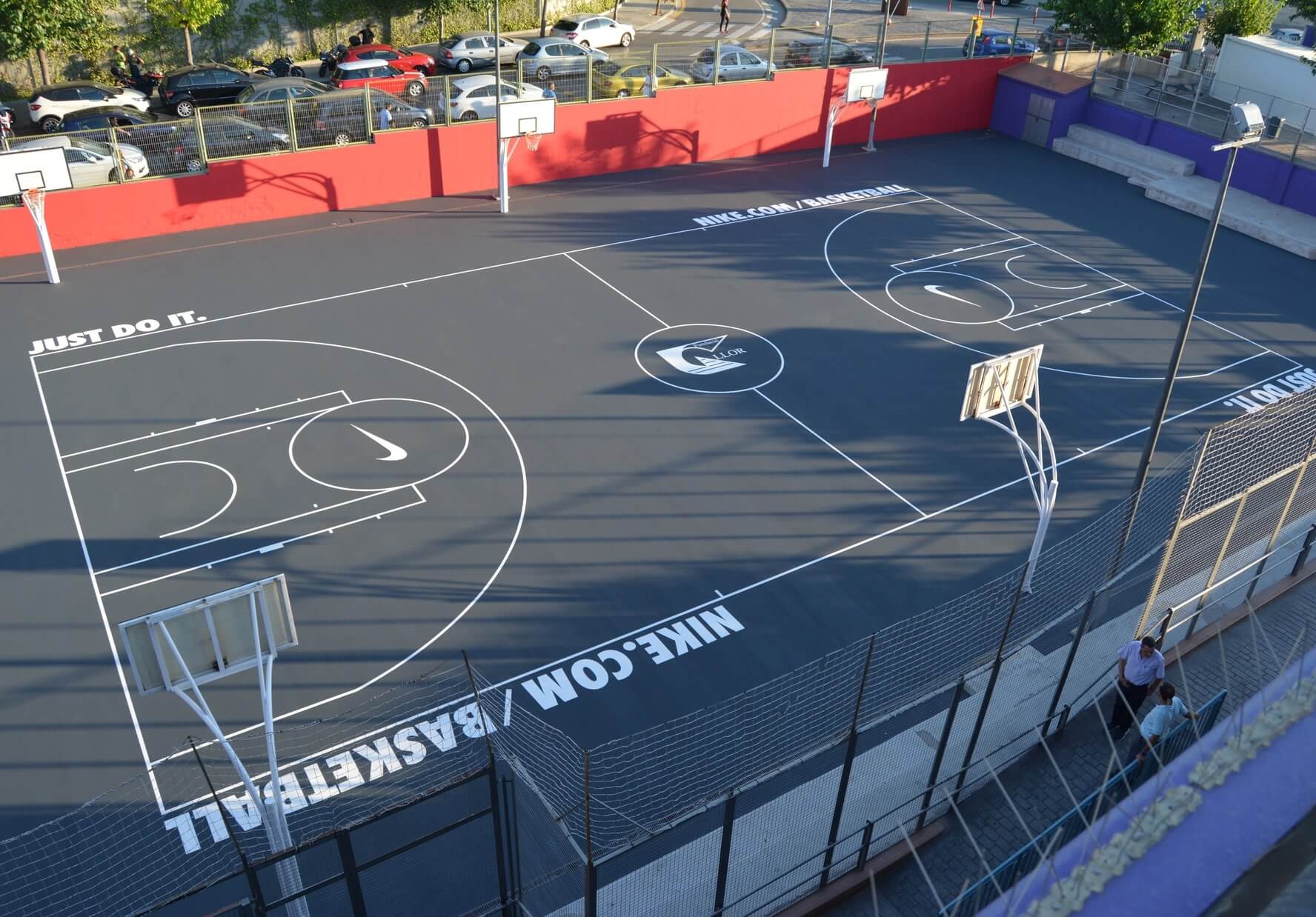 Backyard Basketball Courts concrete